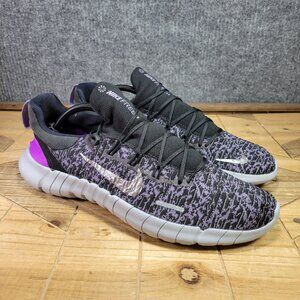 🔥 Nike Free Run 5.0 Men Size 11.5 Black Canyon Purple Running Shoes CZ1884-012